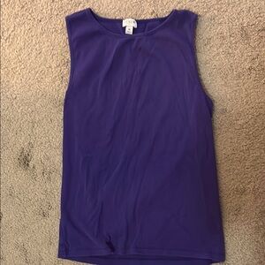 J. Crew Rich Purple Tank Top